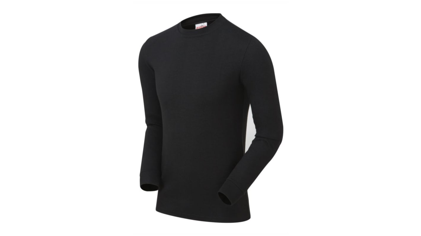 T-shirt thermiquemanches longues M Noir Praybourne en Coton, Modacrylique