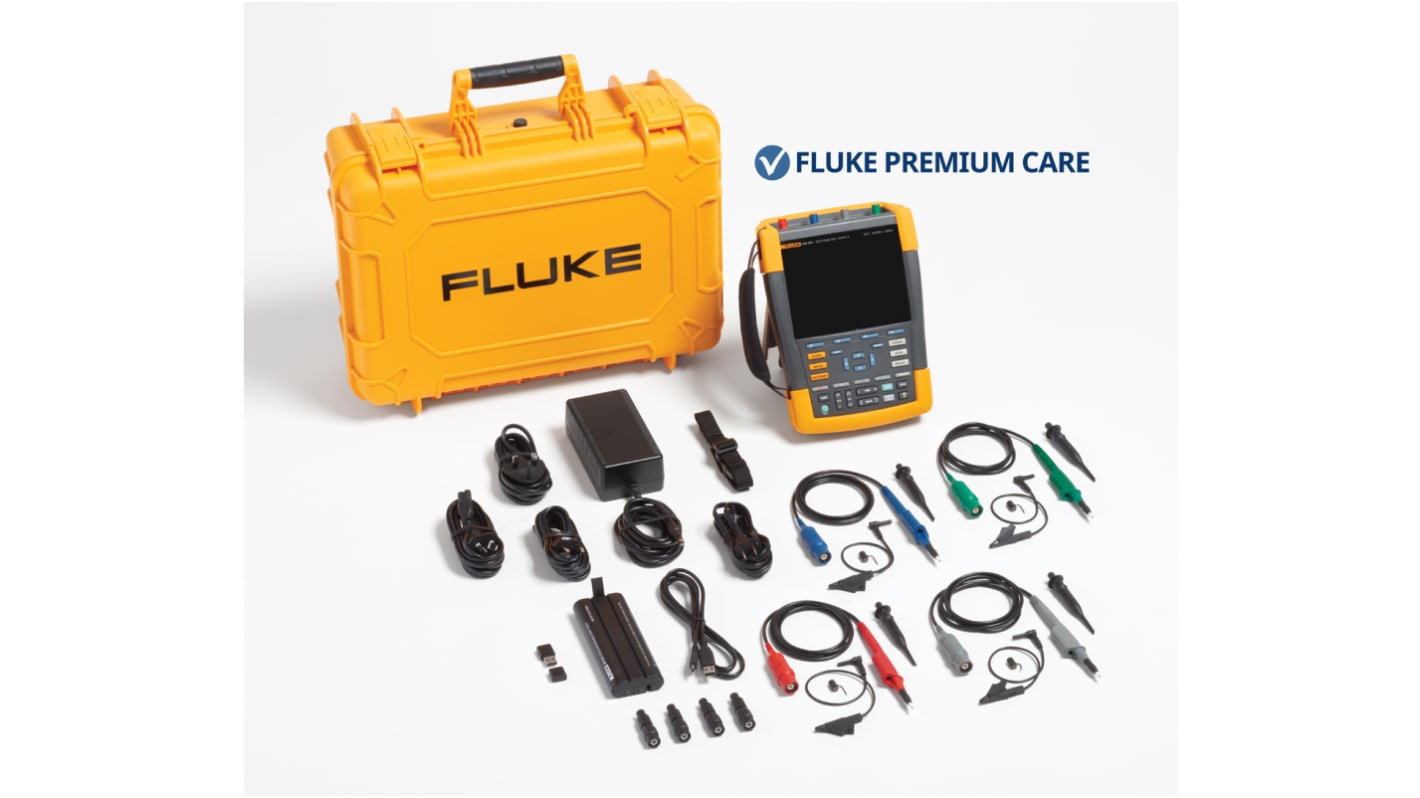 Fluke 190-504/FPC Speicher Handheld Oszilloskop / 4 Digital 500MHz USB