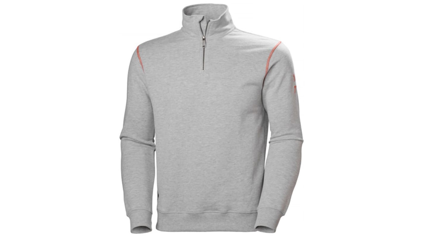 Felpa da lavoro Helly Hansen 79027, col. Grigio, L, in 100% cotone