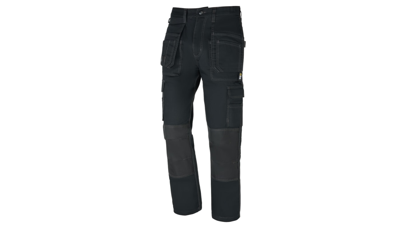 Pantaloni da lavoro Nero 35% cotone, 65% poliestere per Uomo, lunghezza 32poll 2800 42poll 106cm