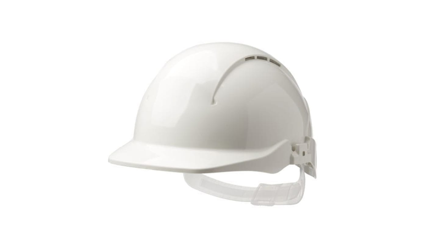 Casco Centurion Safety T05 de color Blanco, con barboquejo, ventilado