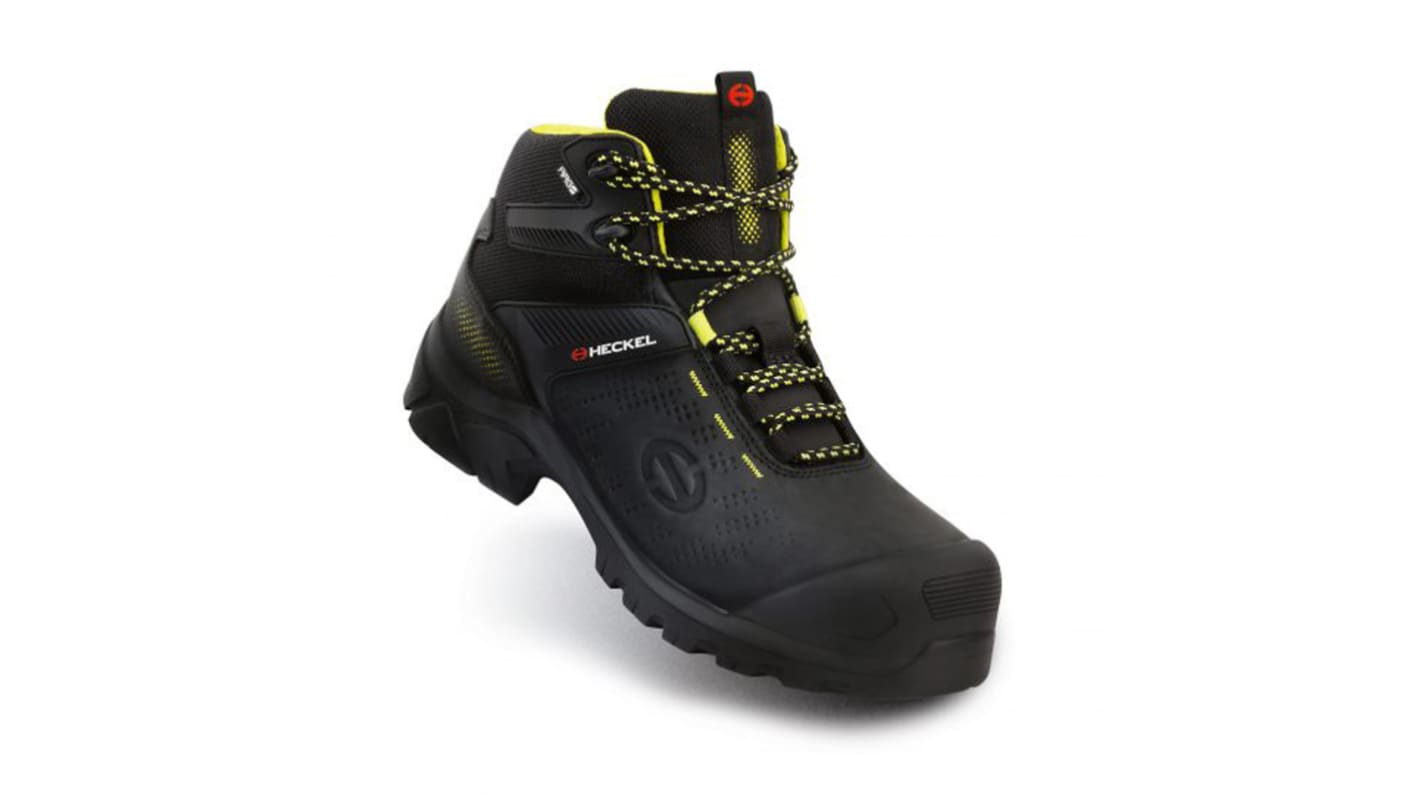 Heckel Heckel Black Composite Toe Capped Unisex Safety Boots, UK 11, EU 46