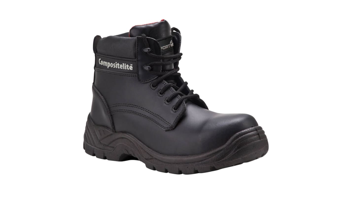 Bottes de sécurité Portwest FC11, Homme, T 41, Noir, S3, SRC, antistatiques