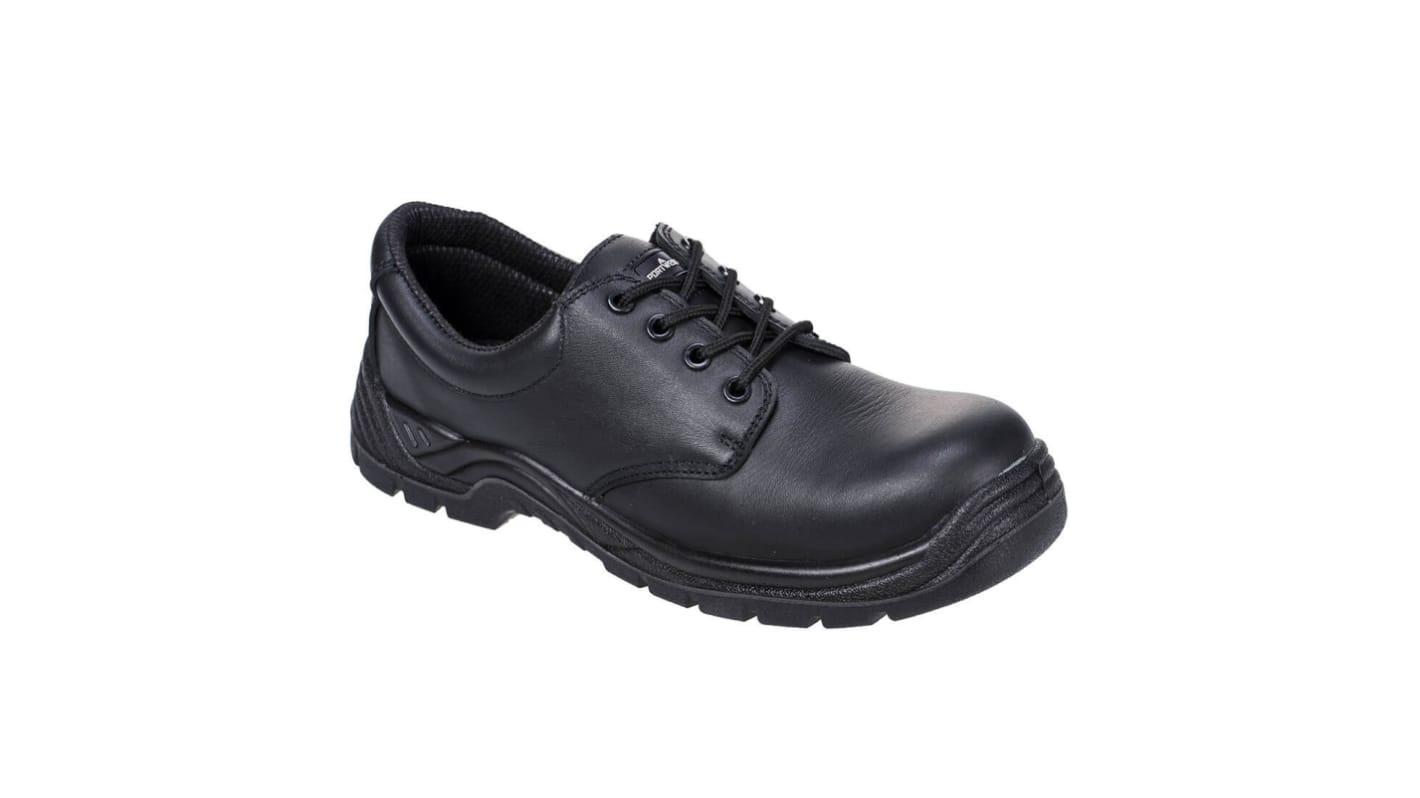 Portwest FC44 Men's Black Composite Toe Capped Safety Shoes, UK 10, EU 44