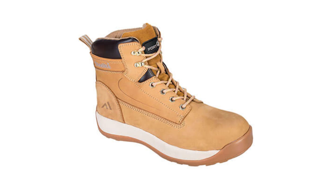 Botas de seguridad Portwest, serie FW32H de color Beige, talla 41, S3 SRC