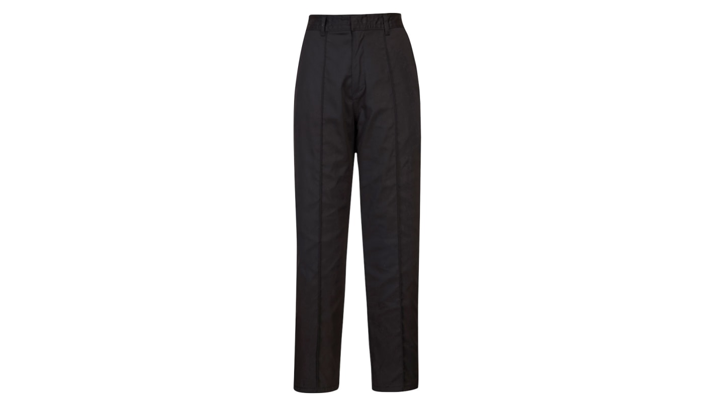 Pantalon Portwest LW97, 68 to 72cm Unisexe, Noir/Vert/Blanc/Jaune en 35 % coton, 65 % polyester, Confortable, Souple