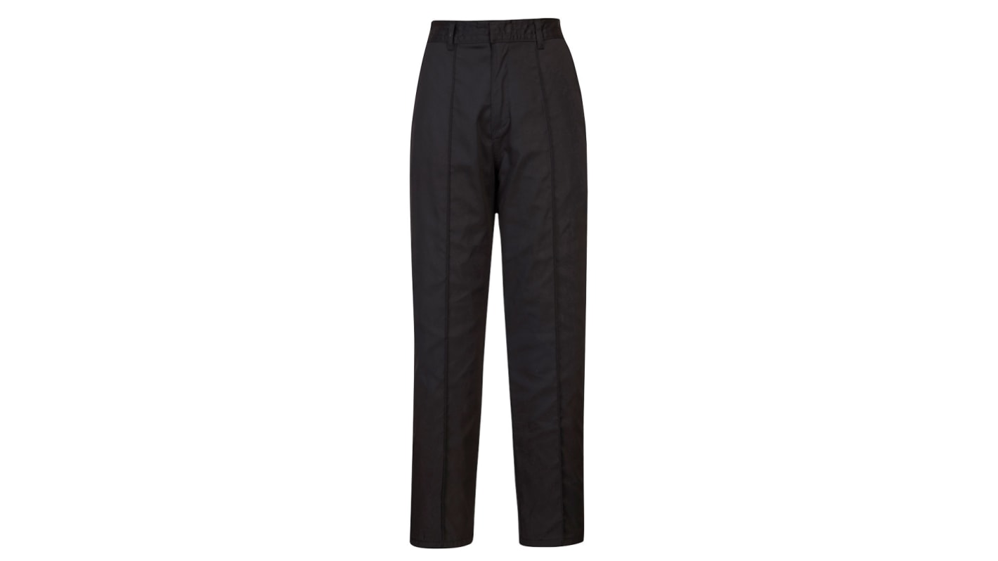 Pantalon Portwest LW97, 92 to 96cm Unisexe, Noir/Vert/Blanc/Jaune en 35 % coton, 65 % polyester, Confortable, Souple