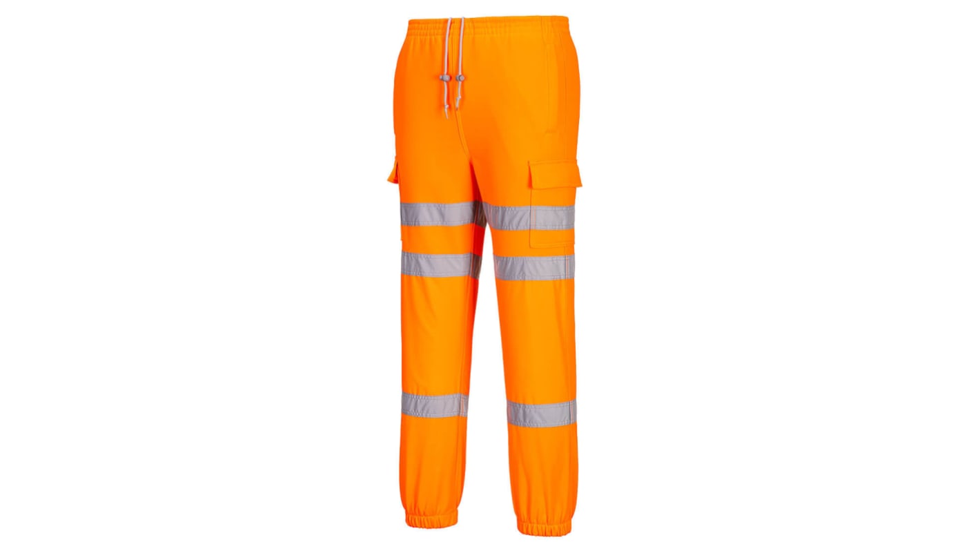 Pantalon haute visibilité Portwest RT48O, taille 42pouce, Orange, Unisexe, Imperméable