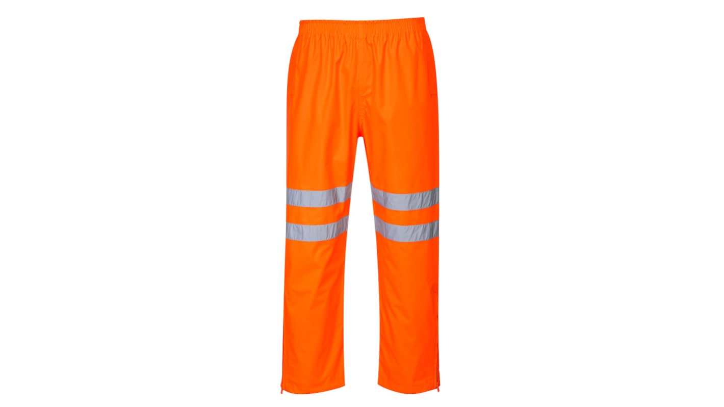 Pantalon haute visibilité Portwest RT61, taille 42pouce, Orange, Unisexe, Respirant, Imperméable