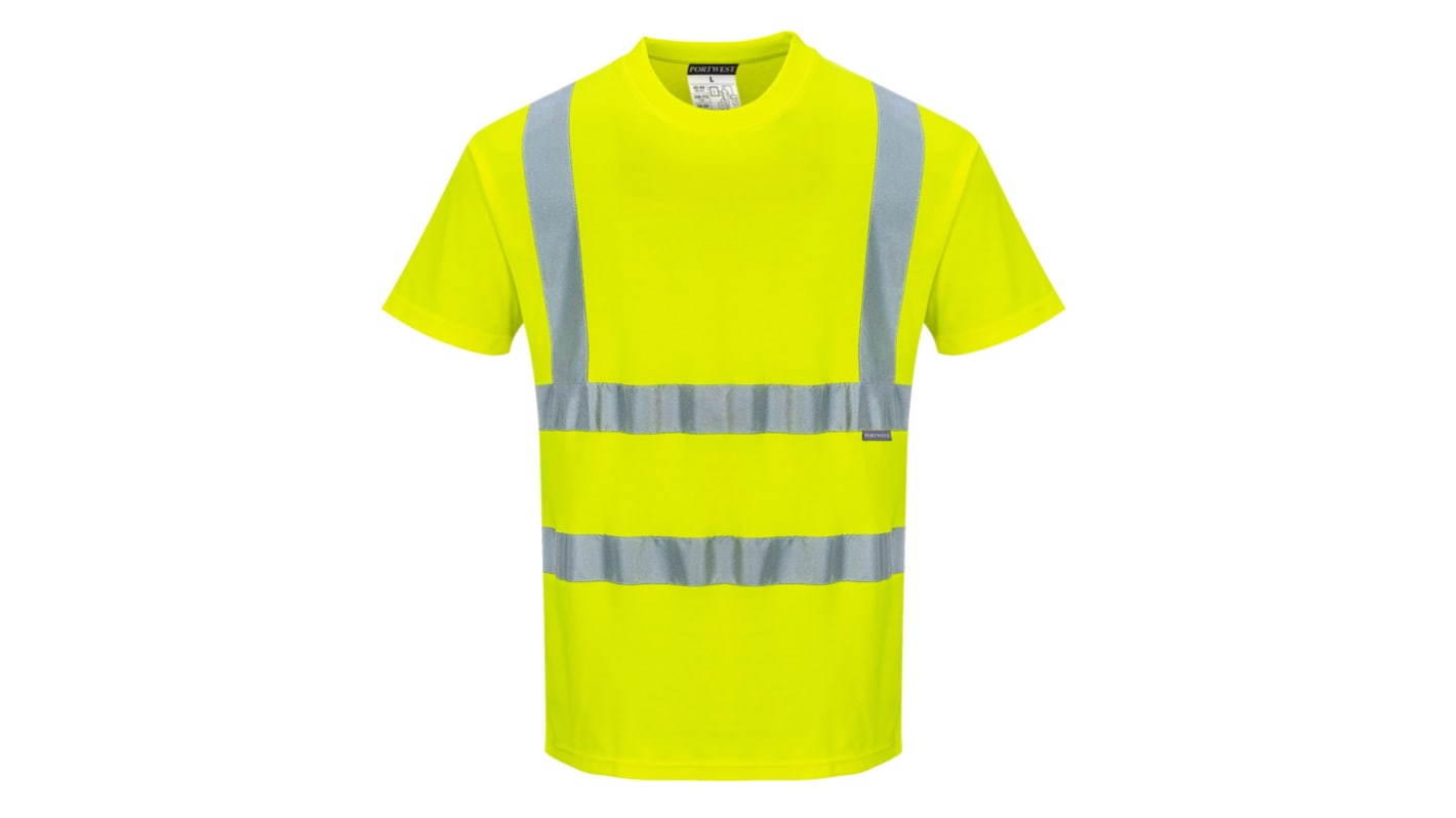 T-Shirt haute visibilité manches courtes Portwest S170, Jaune, Unisexe