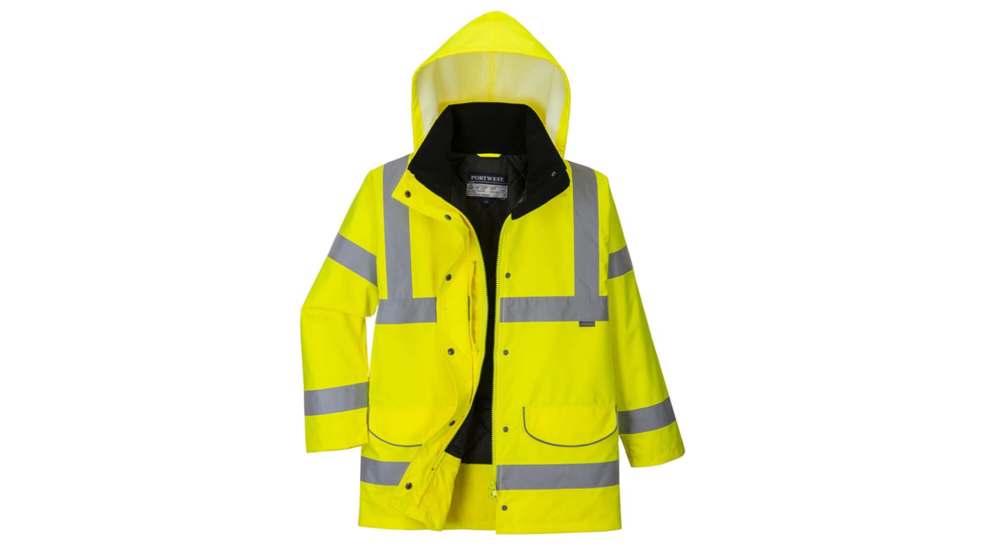 Portwest S360 Yellow Unisex Hi Vis Jacket, L