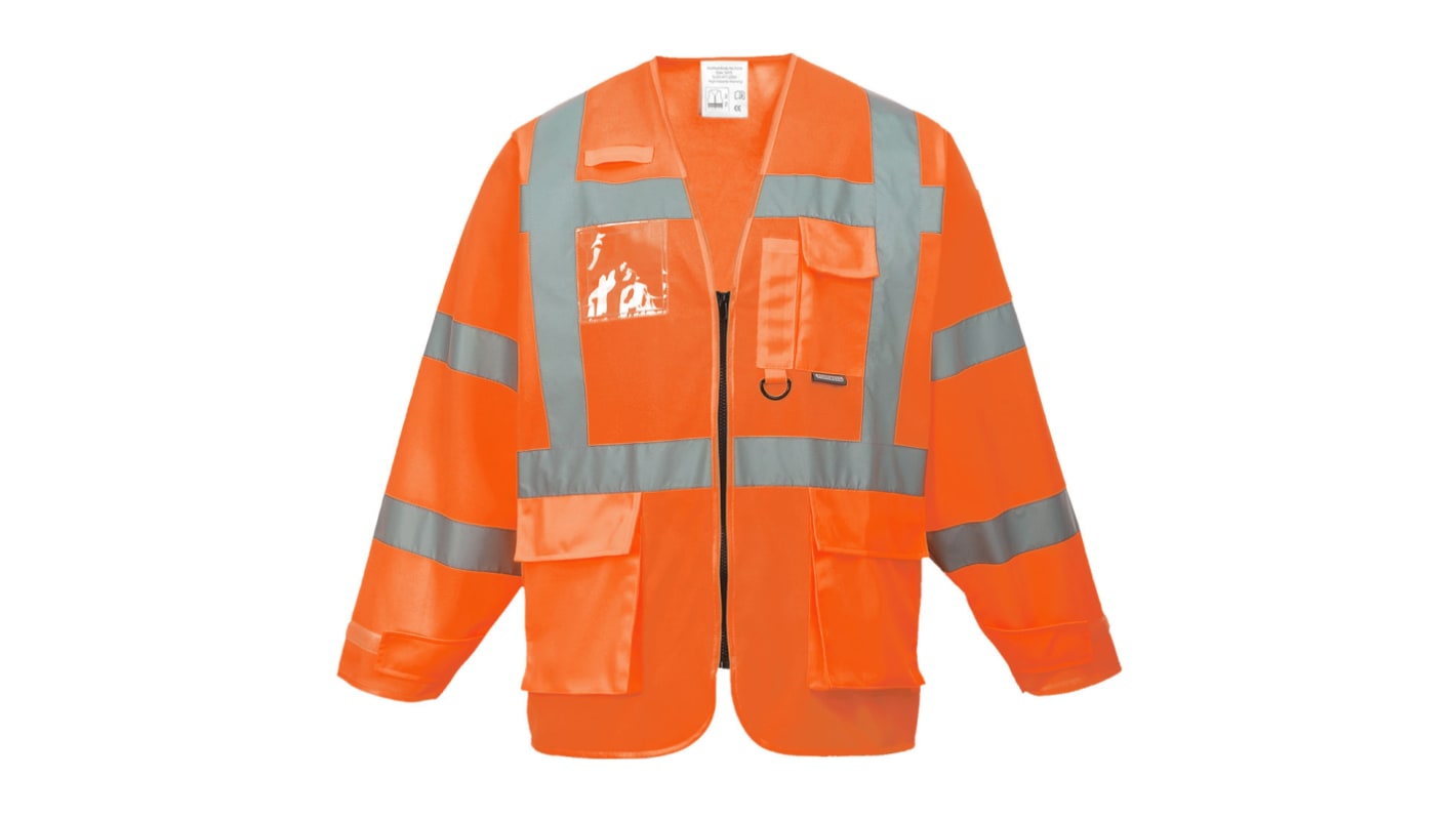 Portwest S475 Yellow Unisex Hi Vis Jacket, XXL