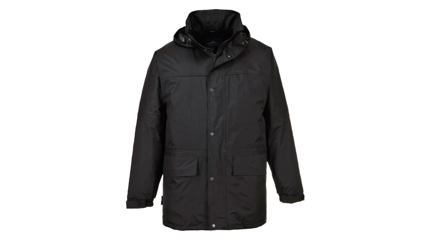 Parka Portwest S523, Noir/Vert/Blanc/Jaune, L, Chaud, imperméable