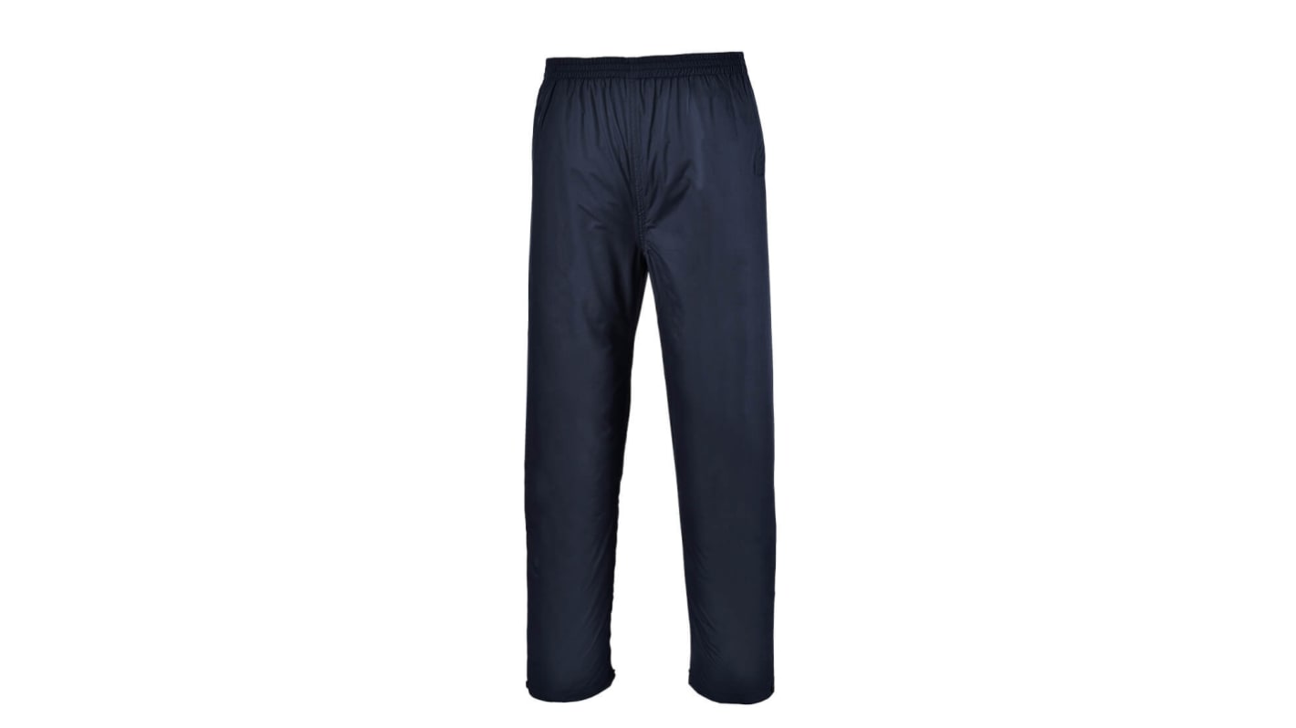 Pantalón para Unisex, Azul marino, Impermeable, 100 % poliéster S536 30 to 32plg 76 to 80cm