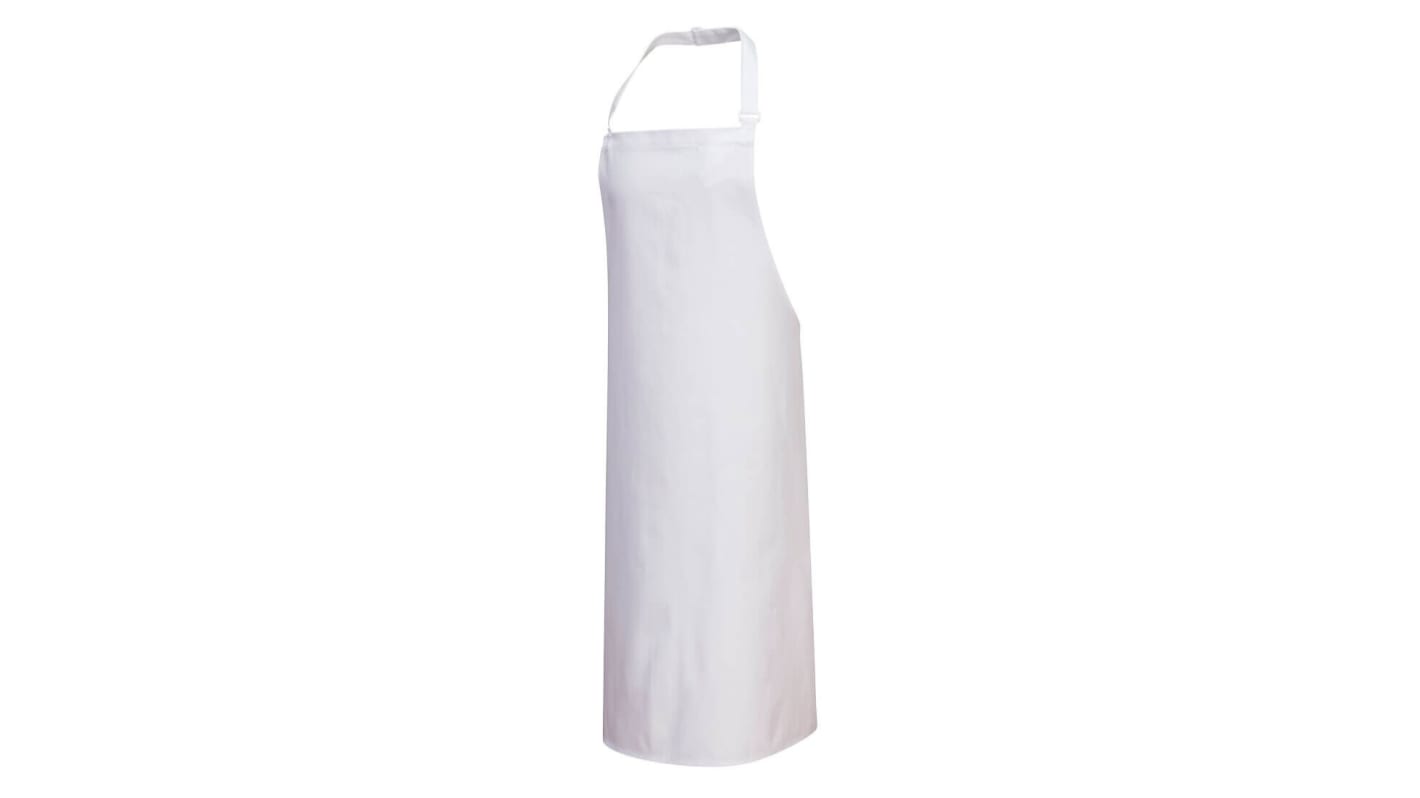 Cotton Bib Apron - White