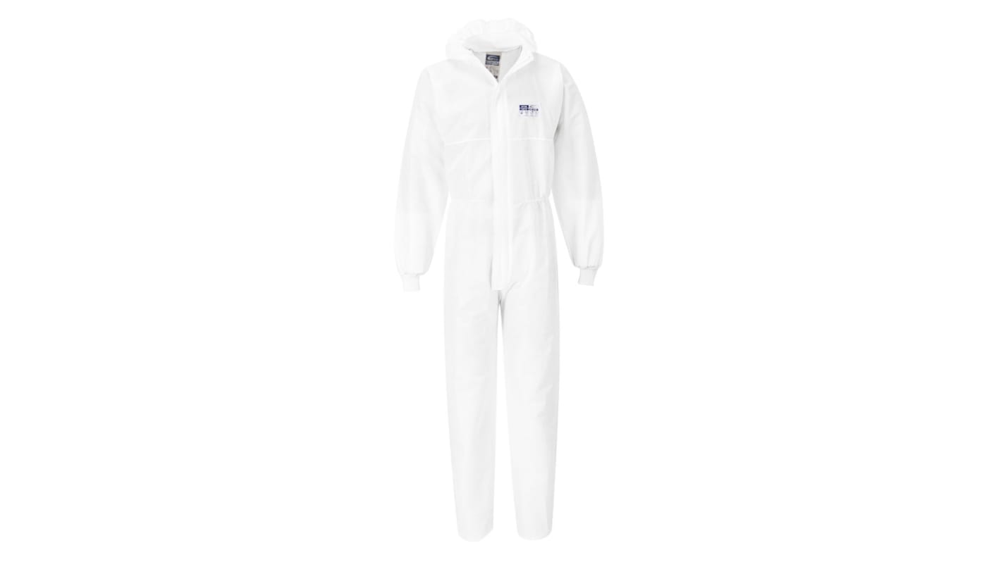 Portwest White Coverall, L