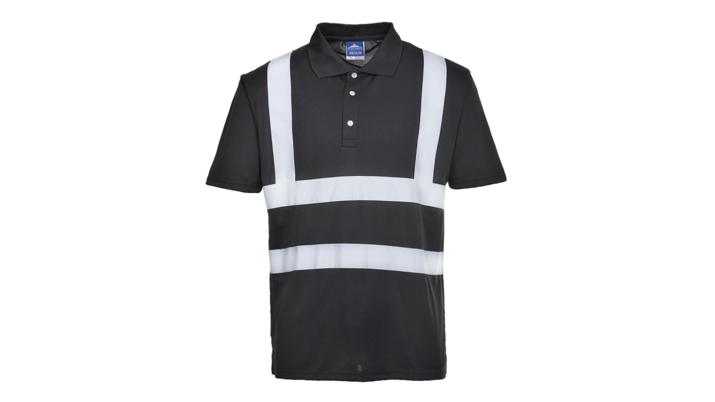 Portwest F477 Navy Unisex Hi Vis Polo Shirt