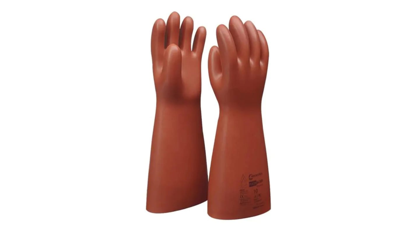 Guantes Rojo Polyco Healthline serie ARCRE, talla 10, XL, Protección mecánica