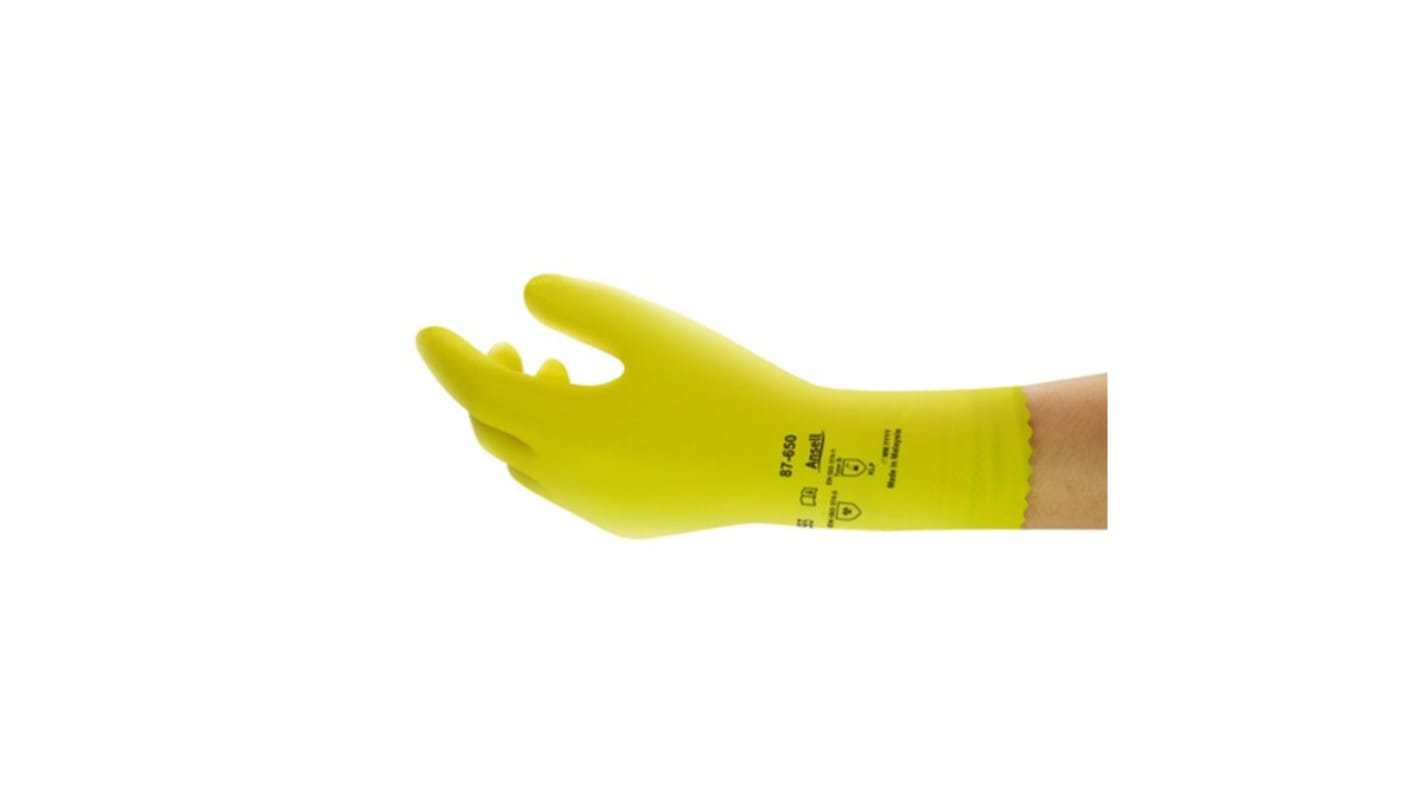 Gloves Universal Plus Yellow Size 08