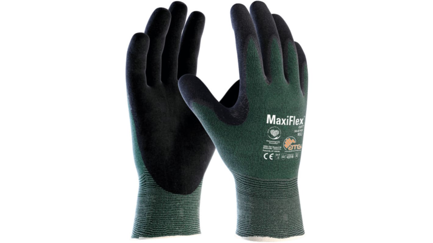 Gloves Maxiflex Cut Palm Coated Knitwris