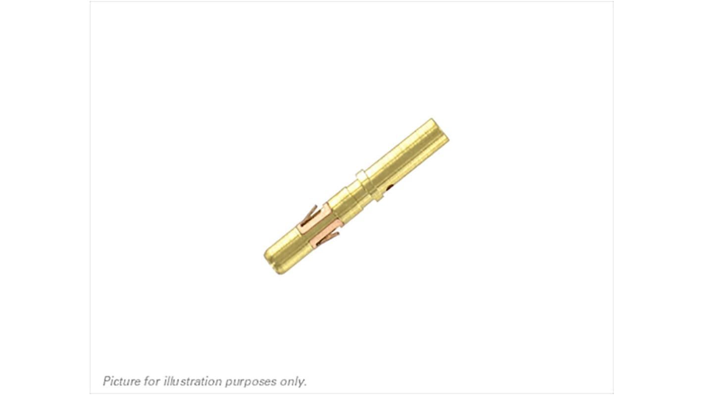 Souriau Female Crimp Circular Connector Contact, Contact Size 16, Wire Size 26 → 24 AWG