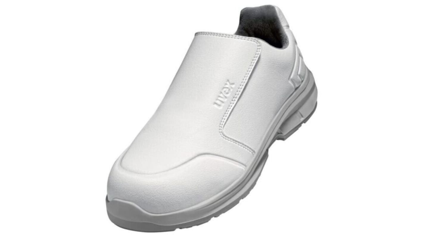 Shoe Safety White Slip-On Uvex 1 Sport H