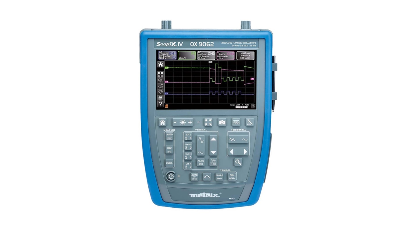 OX9062 Oscilloscope Portable Metrix série SCOPIX IV, 60MHz, Etalonné