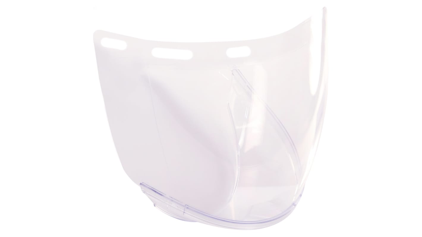 Riley Clear Flip Up PC Face Shield with Chin Guard , Resistant To Impact