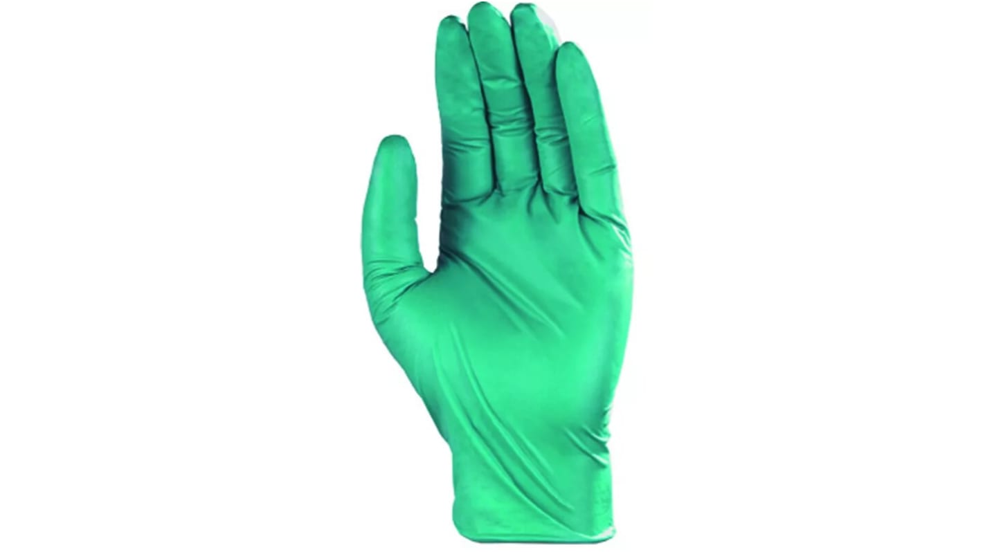 Coverguard EURO-ONE 5960 Green Nitrile Chemical Resistant Work Gloves, Size 7, Small, Nitrile Coating