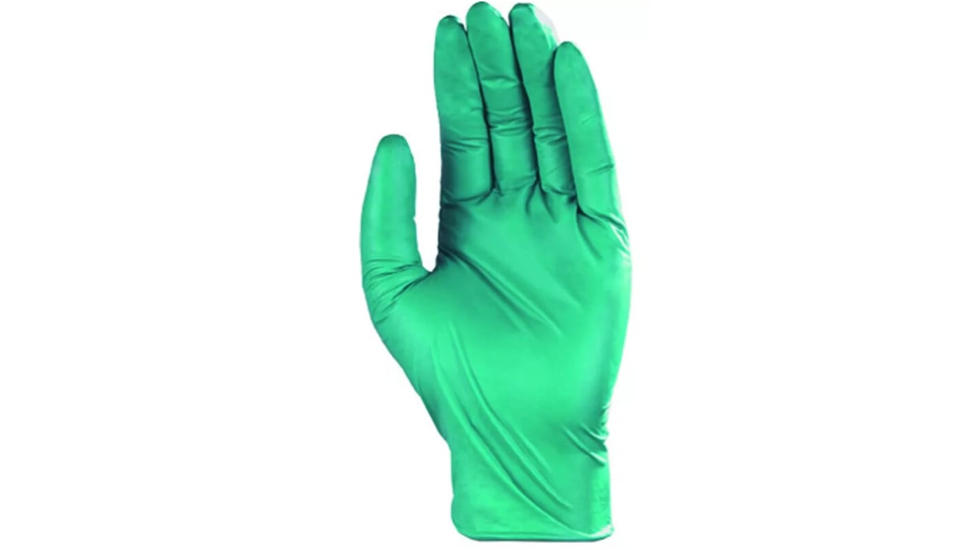 Coverguard EURO-ONE 5960 Green Nitrile Chemical Resistant Work Gloves, Size 8, Nitrile Coating