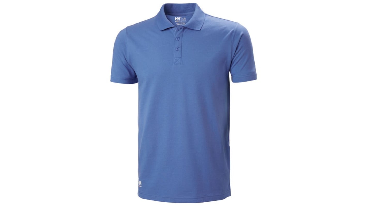 Helly Hansen 79167 Blue 100% Cotton Polo Shirt, UK- 3XL, EUR- 3XL