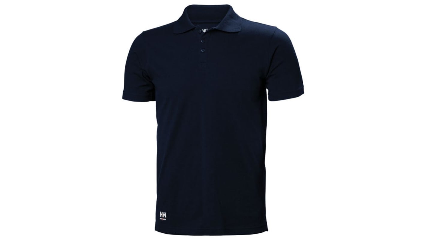 Helly Hansen 79167 Polohemd, 100 % Baumwolle Marineblau, Größe 4XL