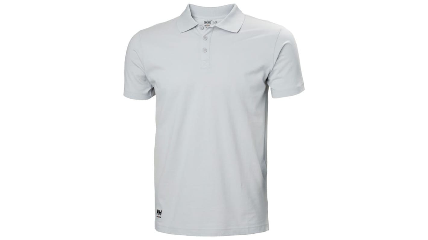 Helly Hansen 79167 Polohemd, 100 % Baumwolle Grau, Größe 3XL