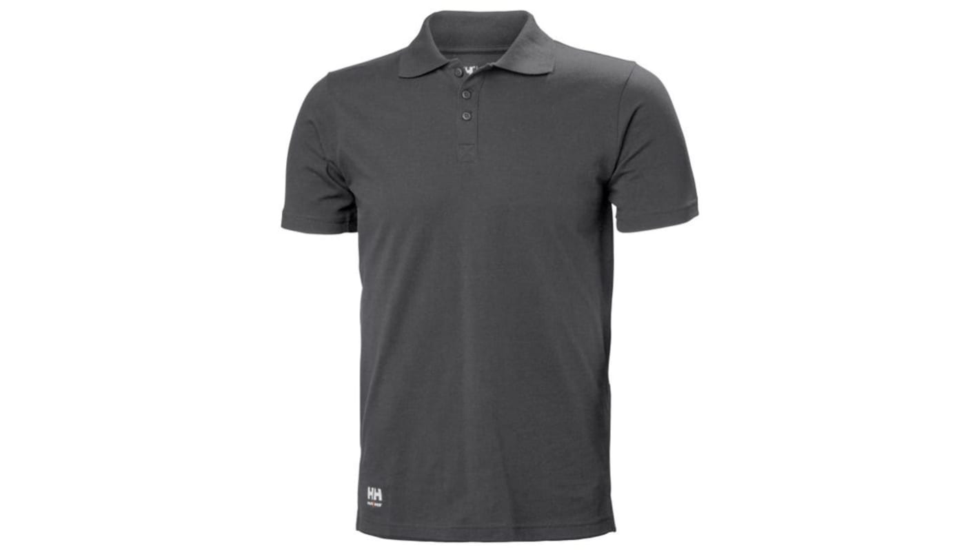 Helly Hansen 79167 Polohemd, 100 % Baumwolle Dunkelgrau, Größe 3XL