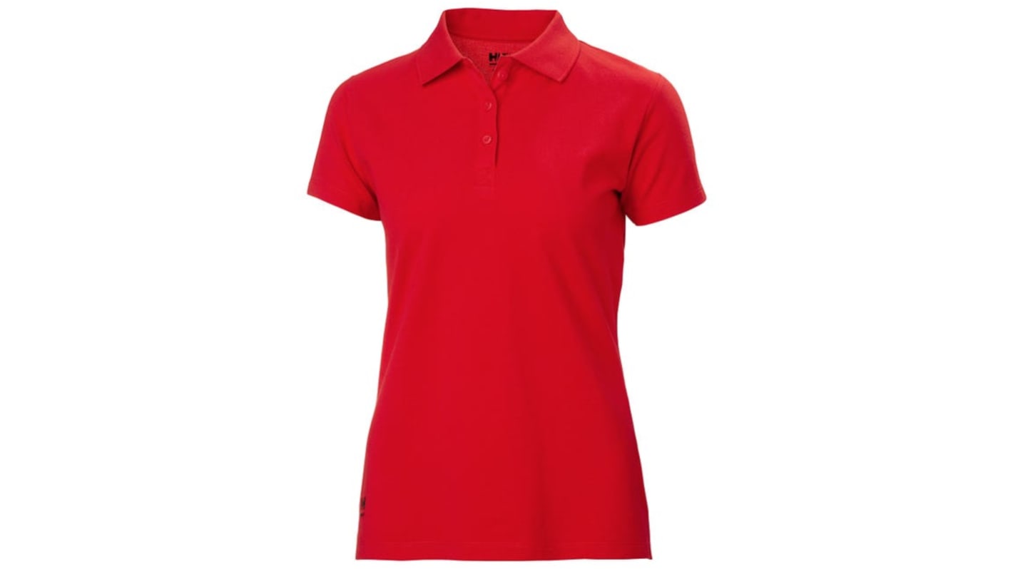 Helly Hansen 79168 Red 100% Cotton Polo Shirt, UK- XL, EUR- XL