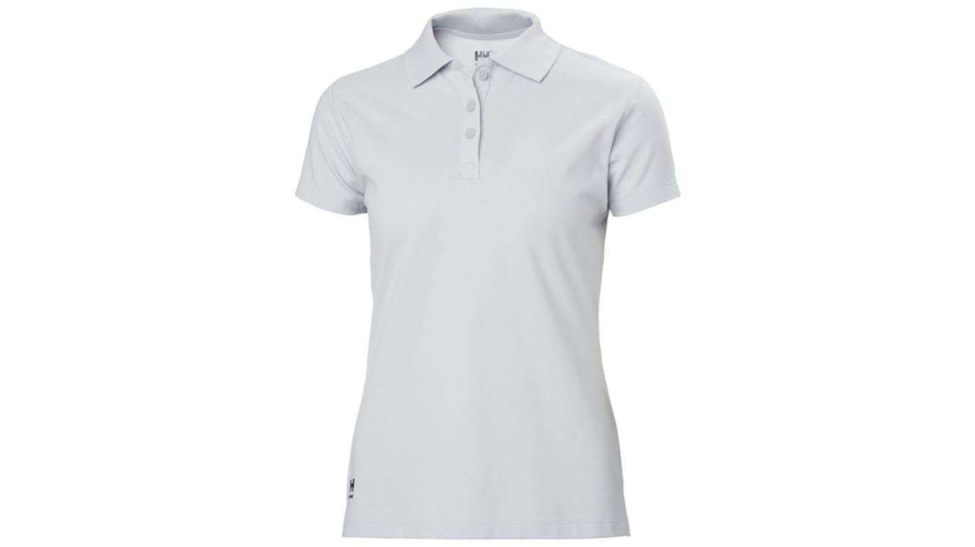 Helly Hansen 79168 Grey 100% Cotton Polo Shirt, UK- S, EUR- S