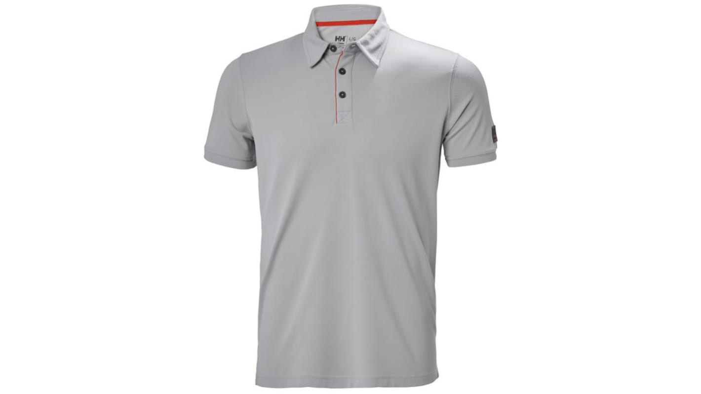 Helly Hansen 79248 Grey Polyamide Polo Shirt, UK- XS, EUR- XS