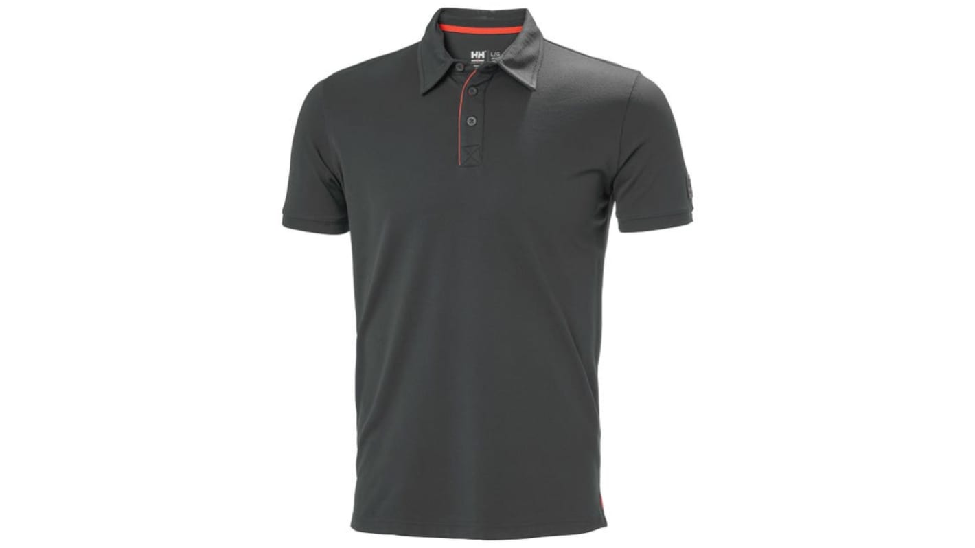 Helly Hansen 79248 Black Polyamide Polo Shirt, UK- XXL, EUR- XXL