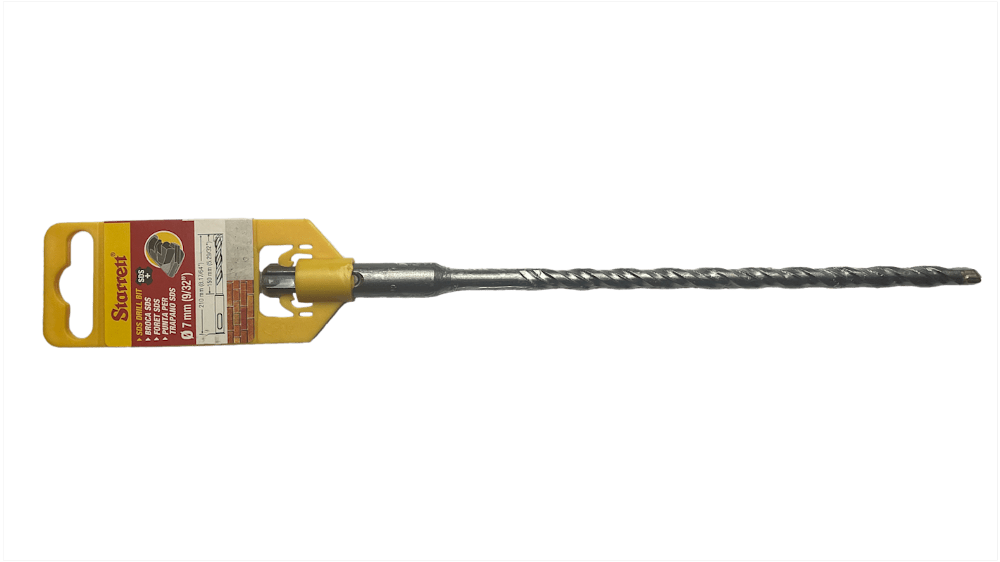 KBPS07C Starrett SDS Plus Series Carbide Tipped SDS Plus Drill Bit