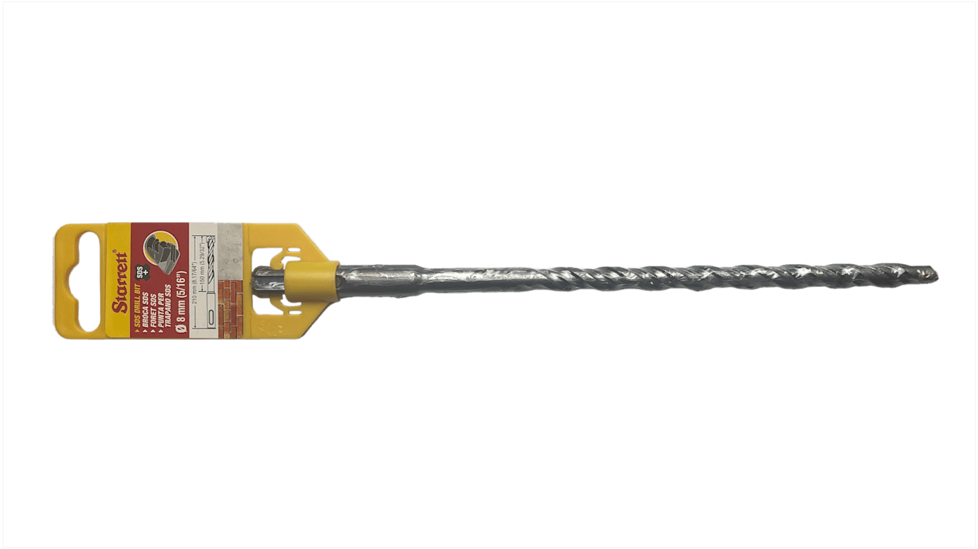 KBPS08C | Starrett SDS Plus Series Carbide Tipped SDS Plus Drill Bit ...