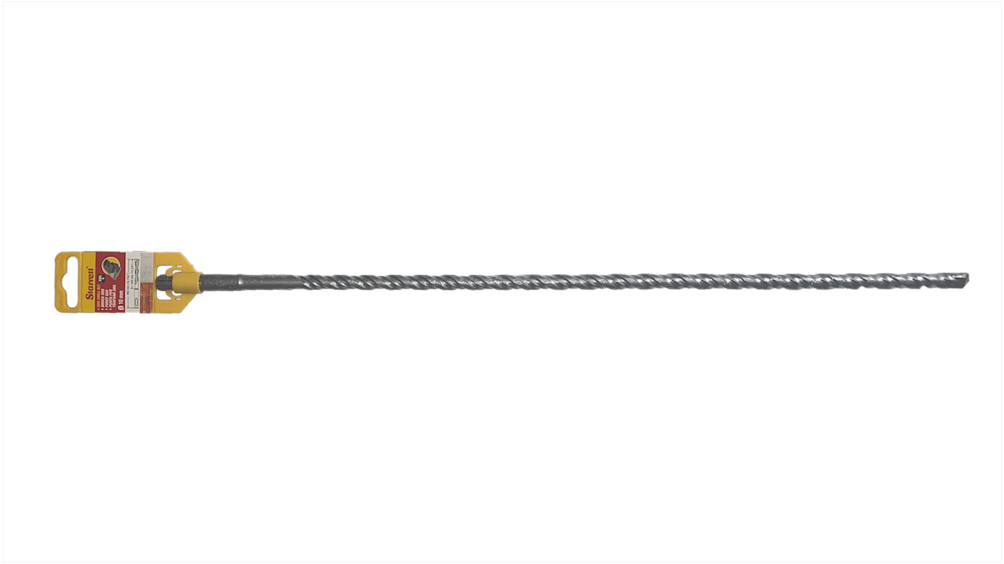 Starrett SDS Plus Series Carbide Tipped SDS Plus Drill Bit, 10mm Diameter, 460 mm Overall