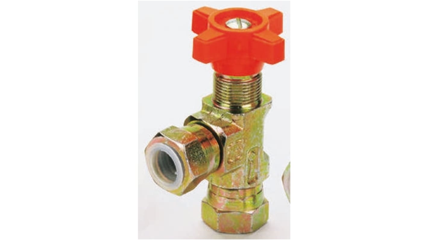 RS PRO Hydraulic Pressure Gauge Isolation Valve, G 1/4 Female