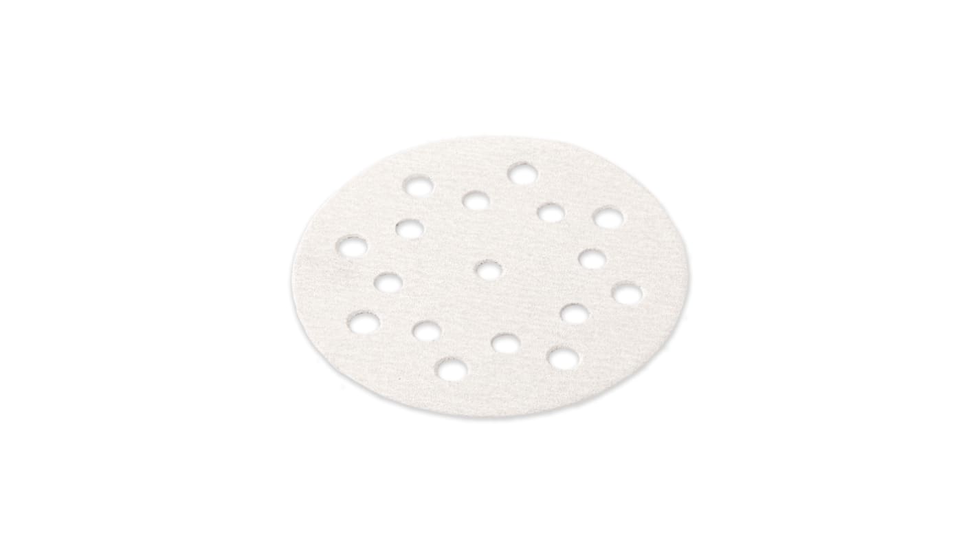 PREMINES LR590 AUTOCLEAN Aluminium Oxide Sanding Disc, 125mm, P80 Grade, P80 Grit, LR590, 10 in pack