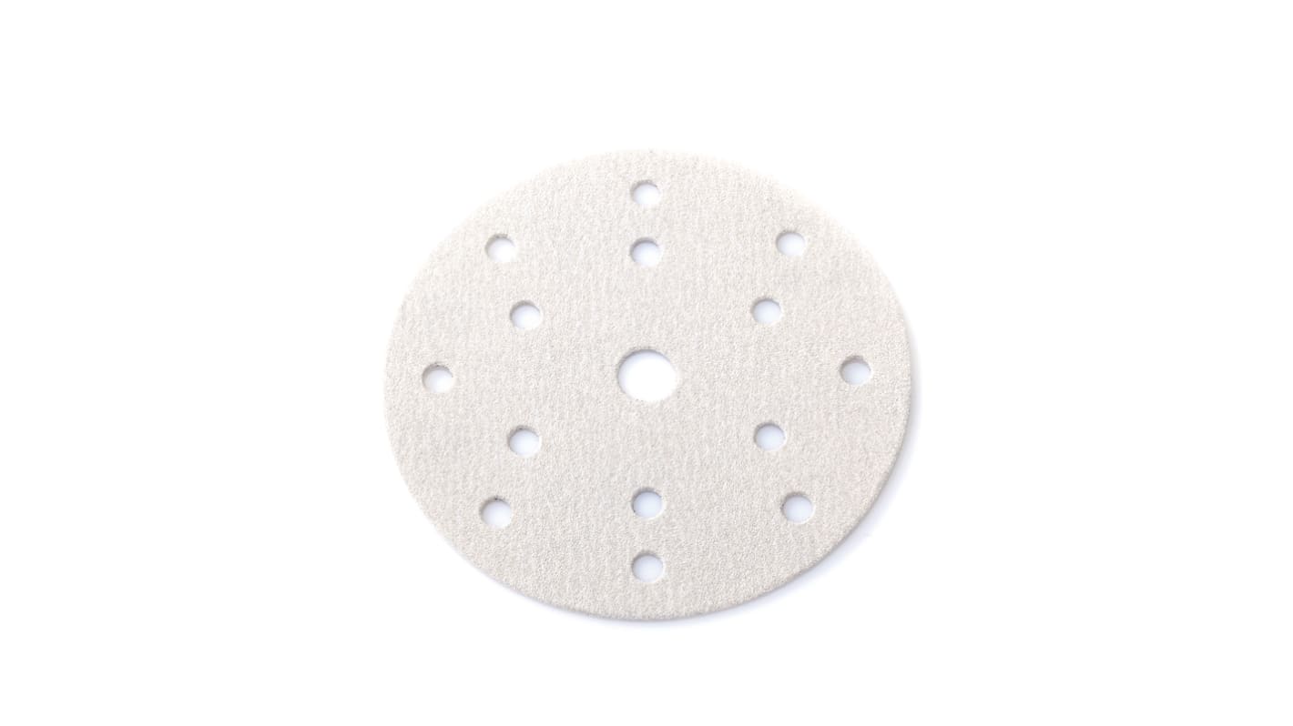 PREMINES LR590 AUTOCLEAN Aluminium Oxide Sanding Disc, 150mm, P60 Grade, P60 Grit, LR590, 10 in pack