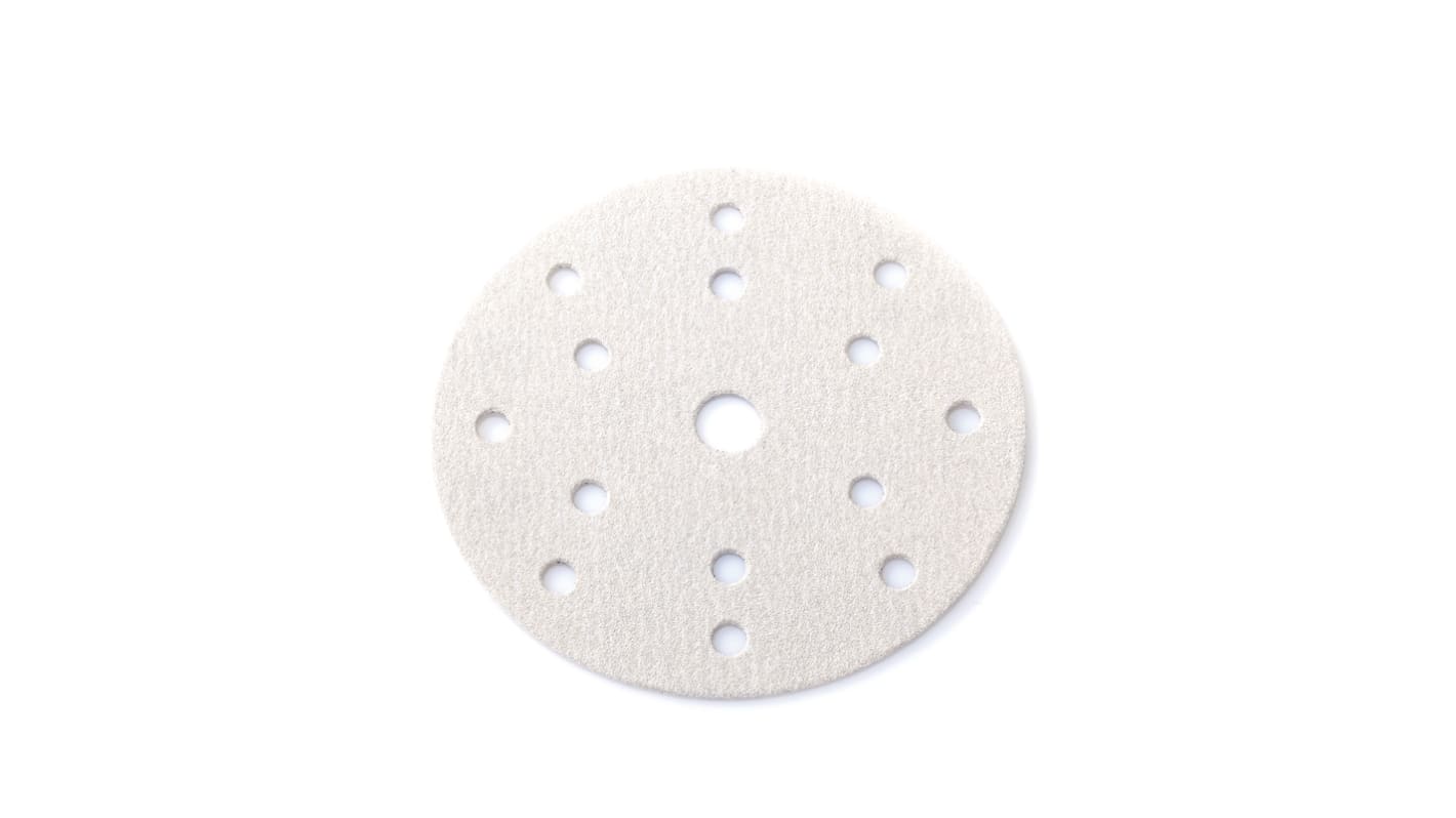 PREMINES LR590 AUTOCLEAN Aluminium Oxide Sanding Disc, 150mm, P80 Grade, P80 Grit, LR590, 100 in pack