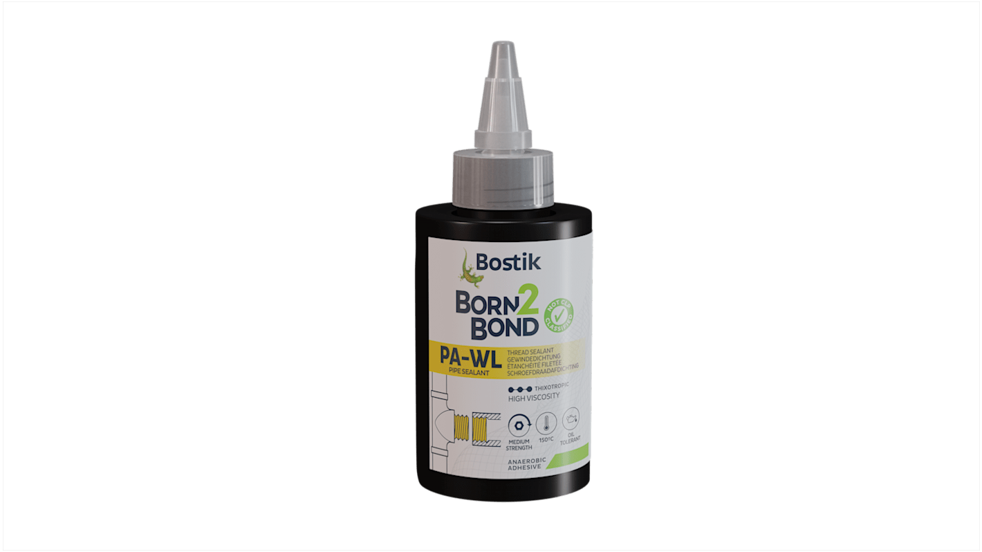 Bostik Born2Bond Schraubensicherung Flüssigkeit, Paste Gelb Kleben 50 ml