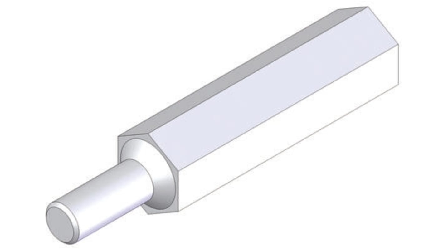 Essentra Abstandshalter: M4, Länge 30mm, Messing, Innen/Innen, Sechskant