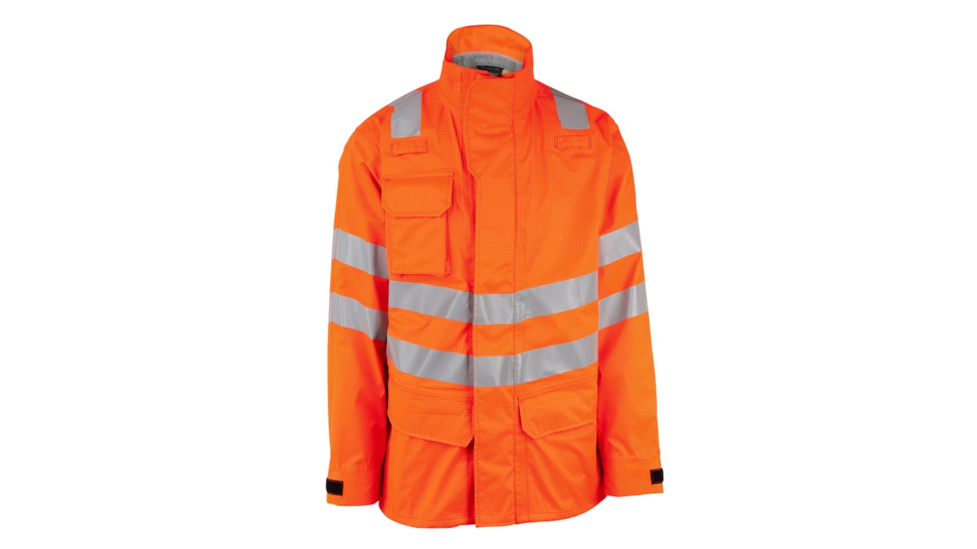 Férfi Kabát, méret: M, Narancs, Hi-Vis, vízálló 9140