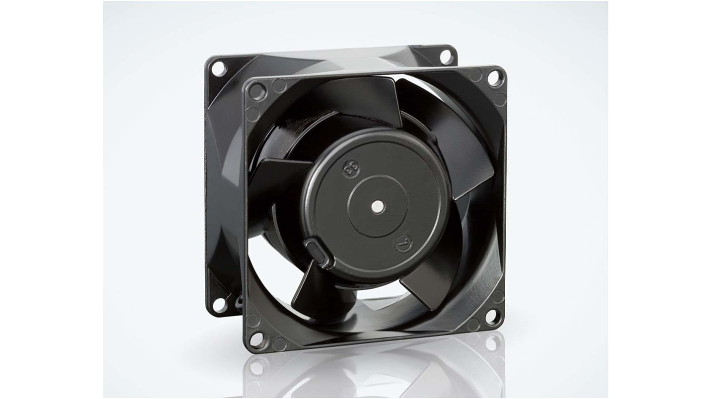 Ventilateur axial 8000 N ebm-papst 230 V ac, 50m³/h, 80 x 80 x 38mm, 12W