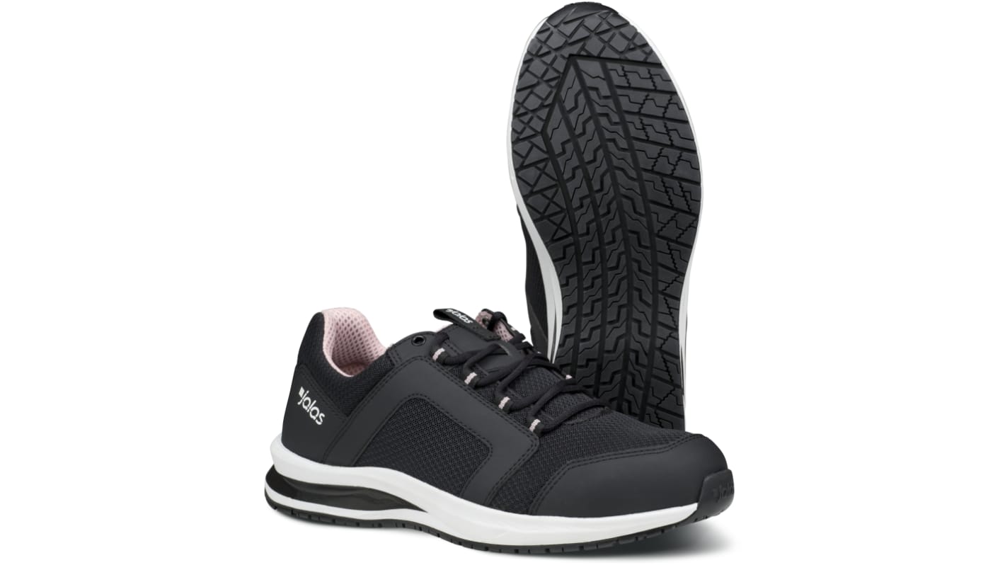 Zapatos de seguridad Unisex Jalas de color Negro, Blanco, talla 38